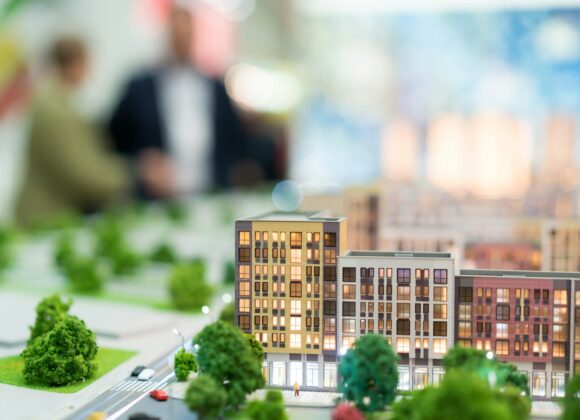 Miniature buildings, real estate